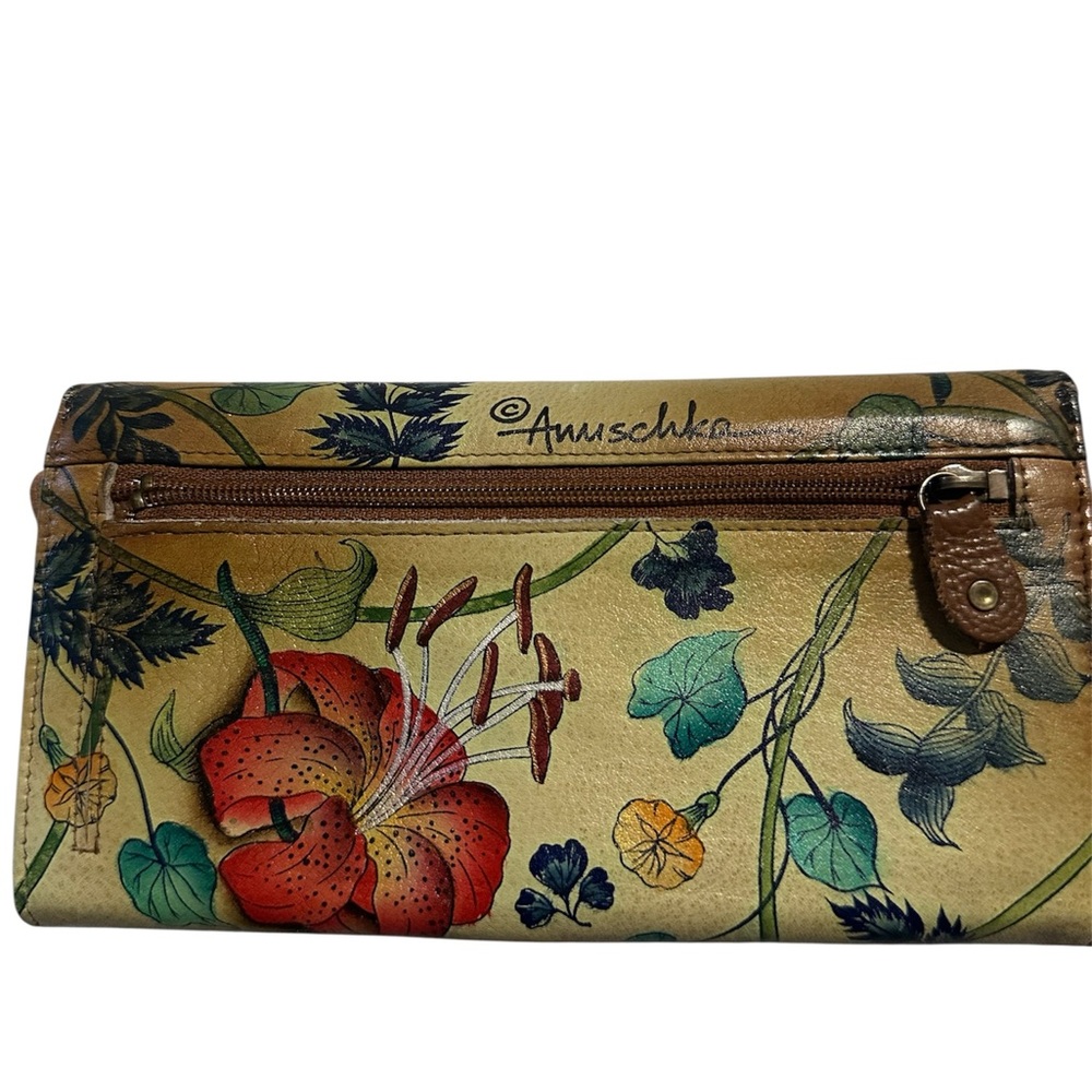 Anuschka Multicolor Floral Women's Wallet - Picture 2 of 3